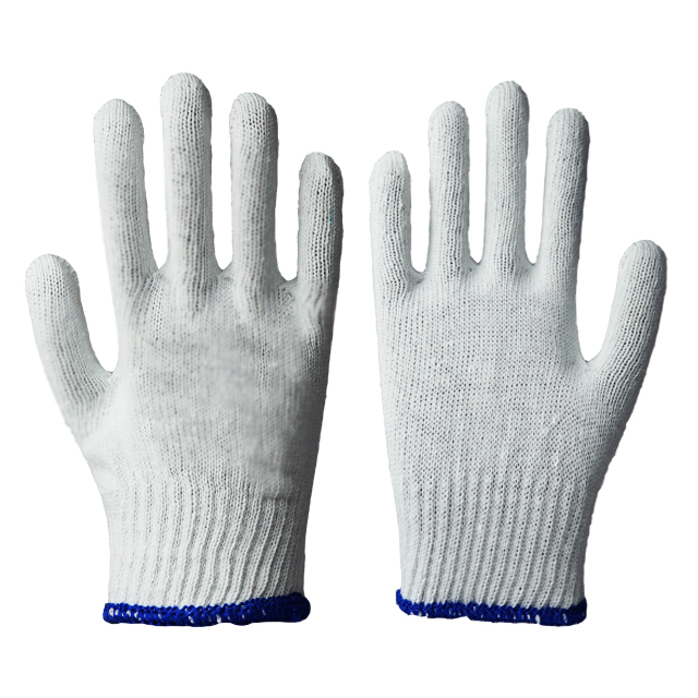 10 Gauge Bleach Polyester Knit Gloves