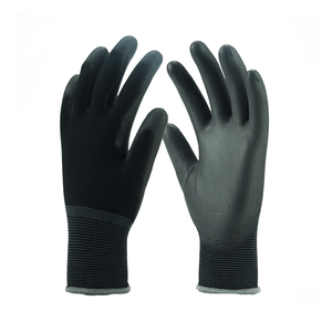 13 Gauge Polyester/Nylon Liner PU Coated Gloves