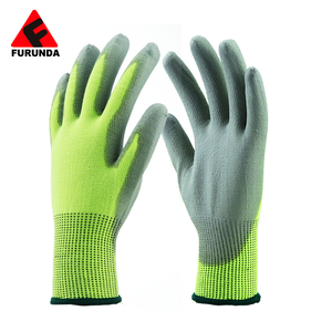 13 Gauge HPPE Liner Pu Coated Cut Resistant Gloves For Industrial Safety Operation