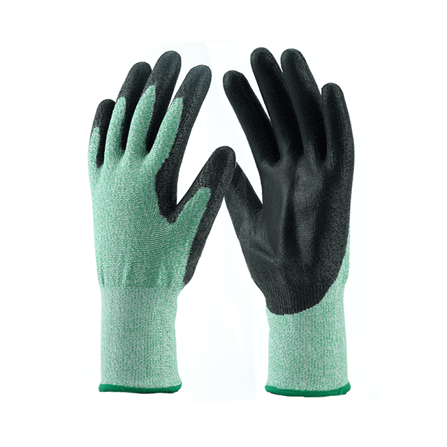 13 Gauge HPPE Liner Pu Coated Cut Resistant Gloves